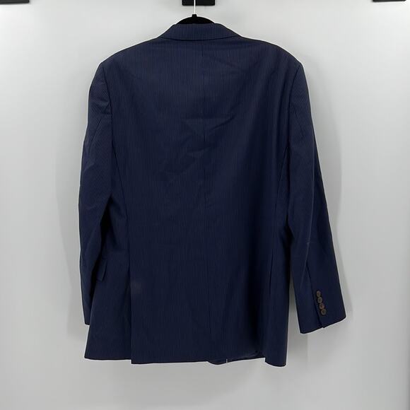 Brooks Brothers 346 Regent Fit Pinstripe Blazer 100% Wool - Navy - 42R - Picture 10 of 10